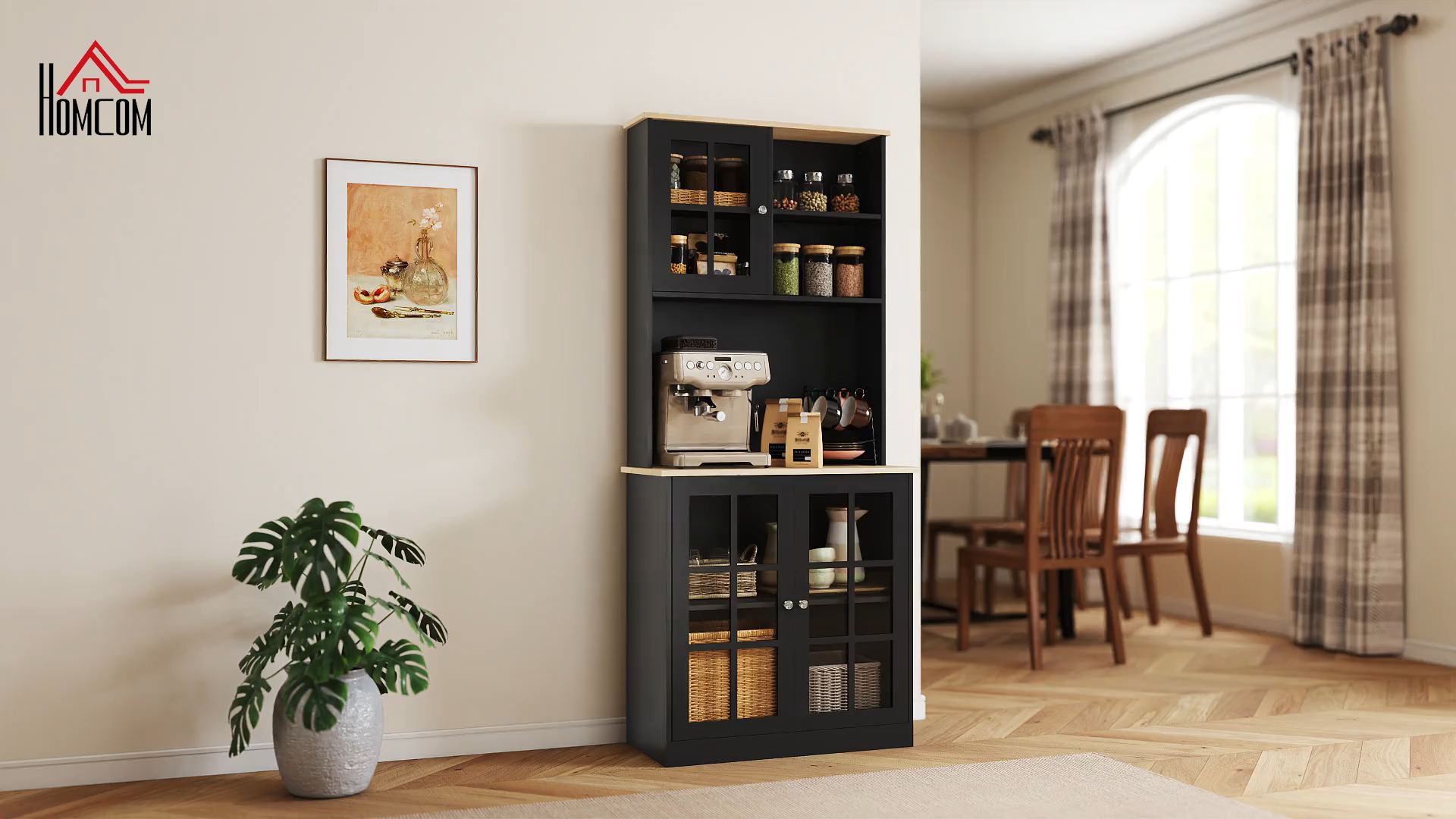 Amazon.com: HOMCOM Kitchen Pantry Storage Cabinet, 72